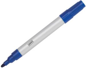 Staples Marker permanentny 1-3mm w obudowie aluminiowej, niebieski (C84611) 1