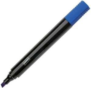 Staples Marker permanentny 2090 ścięta końcówka, 1-5 mm, niebieski (C20901) 1