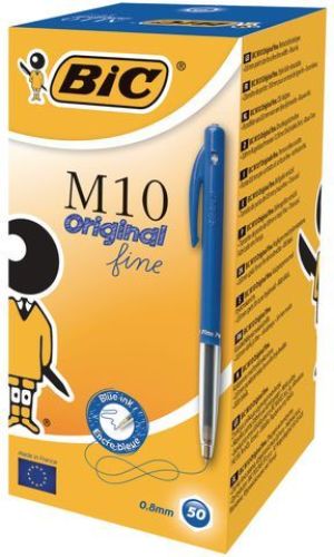 Bic Długopis automatyczny M10 fine, niebieski (BIC761) 3
