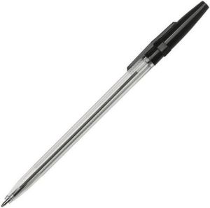 SIMPLY Długopis jednorazowy z cienką końcówką 1mm, czarny 50 sztuk (C25304) 1