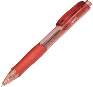 Staples Długopis automatyczny Ice Breaker, czerwony 1