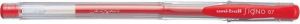 UNI-BALL Długopis żelowy UM100, czerwony 1