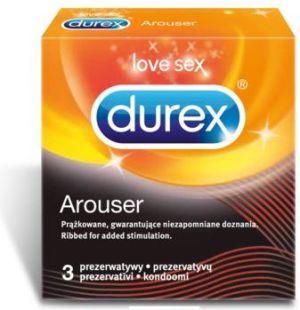 Durex  Arouser prezerwatywy prążkowane 3szt 1