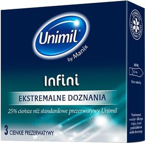 UNIMIL UNIMIL_Infini lateksowe prezerwatywy 3sztuki 1
