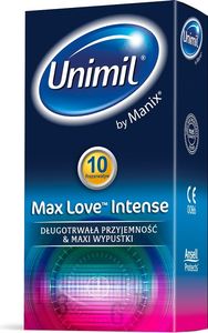 UNIMIL UNIMIL_Max Love Intense lateksowe prezerwatywy 10sztuk 1