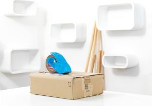 Tesa Dyspenser pack'n'go z taśmą, niebieski 2