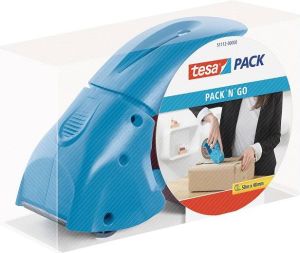 Tesa Dyspenser pack'n'go z taśmą, niebieski 7