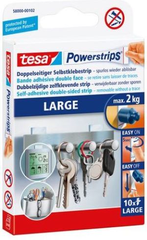 Tesa TESA Plastry mocujące Powerstrips do 2kg 1