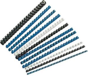 Staples Grzbiety do bindowania, plastikowe, 6mm, białe, opakowanie 100 szt. (PD0040) 5