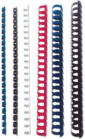 Staples Grzbiety do bindowania, plastikowe, 6mm, czarny, opakowanie 100 szt. (PD0044) 4