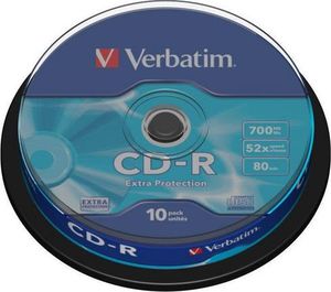 Verbatim CD-R 700 MB 52x 10 sztuk (VER043) 1