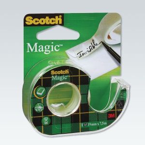 Taśma biurowa Scotch Magic Tape 19x7,6mm matowa 890 z dyspenserem (3M-XA004835949) 1