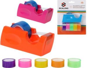 MST Toys Taśma klejąca kolorowa (6szt.) z dyspenserem 1
