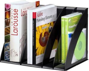 CEP Półka VERTUCEP 6 przegródek, czarny (CEP077) 2