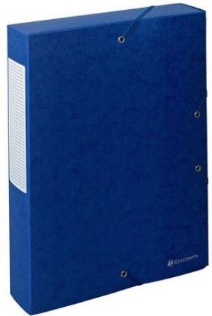 Exacompta Teczka kartonowa z gumką 60mm, niebieski 1