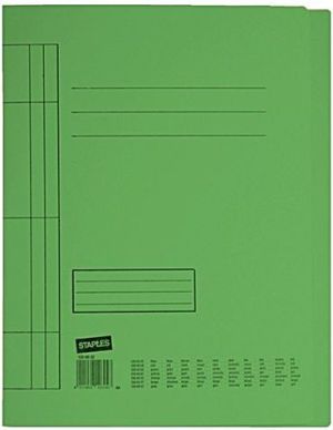 Staples kartonowy A4, zielony 1