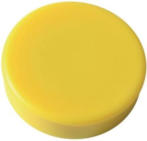 Staples Magnesy do tablic magnetycznych, 25mm, żółty, opakowanie 10 sztuk (C61055) 1