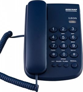Telefon stacjonarny Mescomp Leon MT 508 Czarny 2