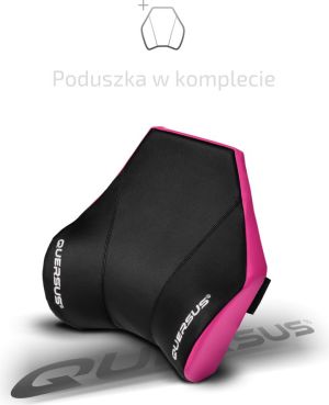 Fotel QUERSUS Vaos 502 Czarno-różowy (V502/XP) 12