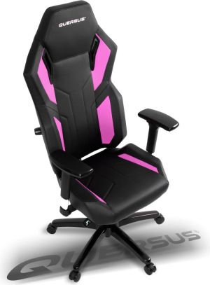 Fotel QUERSUS Vaos 502 Czarno-różowy (V502/XP) 2