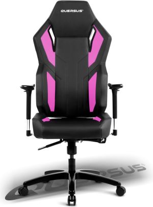 Fotel QUERSUS Vaos 502 Czarno-różowy (V502/XP) 3