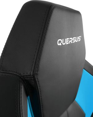 Fotel QUERSUS GEOS 702 Czarno-Niebieski (G702/XB) 11