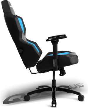Fotel QUERSUS GEOS 702 Czarno-Niebieski (G702/XB) 5