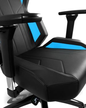 Fotel QUERSUS GEOS 702 Czarno-Niebieski (G702/XB) 7