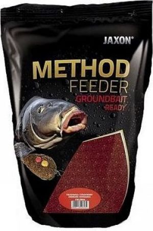 Jaxon Zanęty Ready Jaxon method feeder Truskawka 0,75kg 1