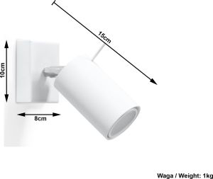 Kinkiet Sollux Ring 1x40W  (SL.0087) 5