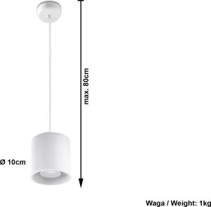 Lampa wisząca Sollux Orbis 1x40W 5