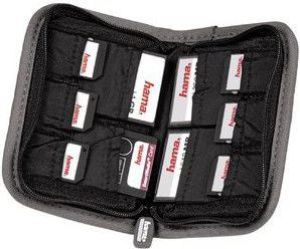Pokrowiec Hama etui na karty pamięci Mini - czarny/szary (49916) 1
