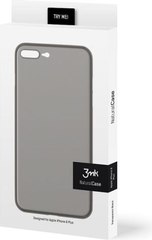 3MK 3MK Etui NC iPhone 8 Plus czarny black, Natural Case 2