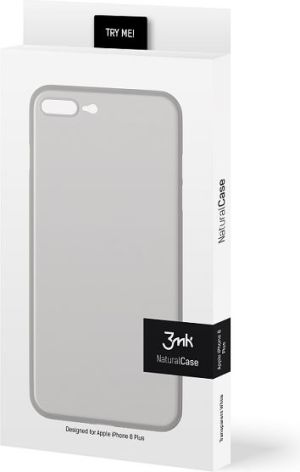 3MK 3MK Etui NC iPhone 8 Plus biały white, Natural Case 2