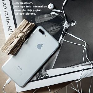 3MK 3MK Etui NC iPhone 8 Plus biały white, Natural Case 1