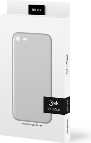 3MK 3MK Etui NC iPhone 8 biały white, Natural Case 2