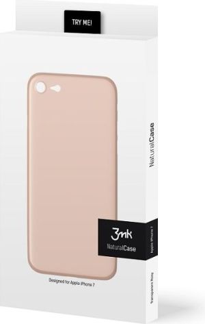 3MK 3MK Etui NC iPhone 7 Plus różowy pink, Natural Case 2