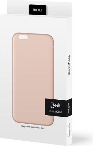 3MK 3MK Etui NC iPhone 6/6 różowy pink, Natural Case 2