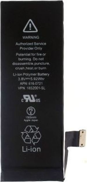 Bateria Apple APN:616-0721 dla iPhone 5S bulk 1560 mAh 1