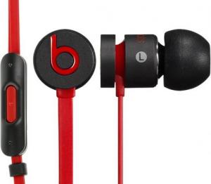 Słuchawki Beats urBeats by dr.Dre czarno-czerwone 1