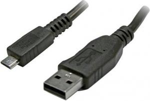 Kabel USB Blackberry USB-A - microUSB Czarny 1
