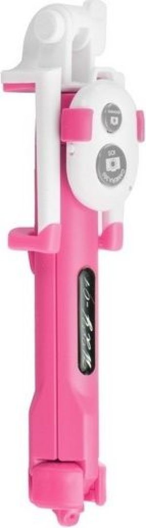 Selfie stick Blun Zestaw do selfie Blun pilot Bluetooth tripod różowy/pink 2