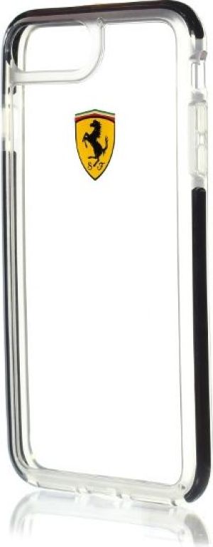 Ferrari Ferrari Hardcase FEGLHCP7LBK iPhone 7 Pl us Shockproof transparent black 1