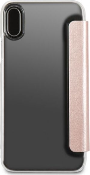 Guess Guess GUFLBKPXIGLTRG iPhone X rose gold /różowo-złoty book Iridescent 4