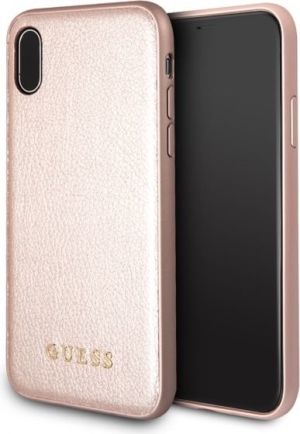 Guess Guess GUHCPXIGLRG iPhone X rose gold /różowo-złoty hard case Iridescent 3
