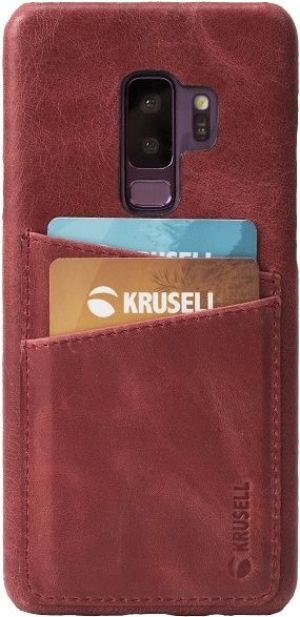 Krusell Krusell Sam G965 S9 Plus Sunne 2 Card Cover, czerwony/red 61268 1