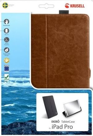 Etui na tablet Krusell Krusell iPad Pro Ekero TabletCase koniakowy 60466 5