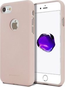 Mercury Mercury Soft iPhone X różowo-piaskowy /pink sand wycięcie hole 1