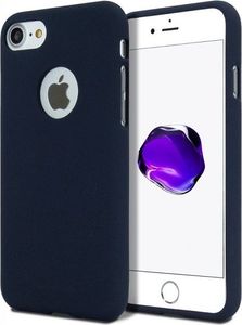 Mercury Mercury Soft iPhone X niebieski/midnight blue wycięcie/hole 1