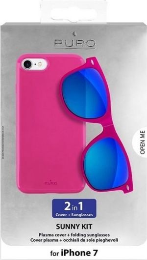 Puro Sunny Kit etui dla iPhone 7/8 + okulary (IPC747SUNNYKIT1PNK) 4